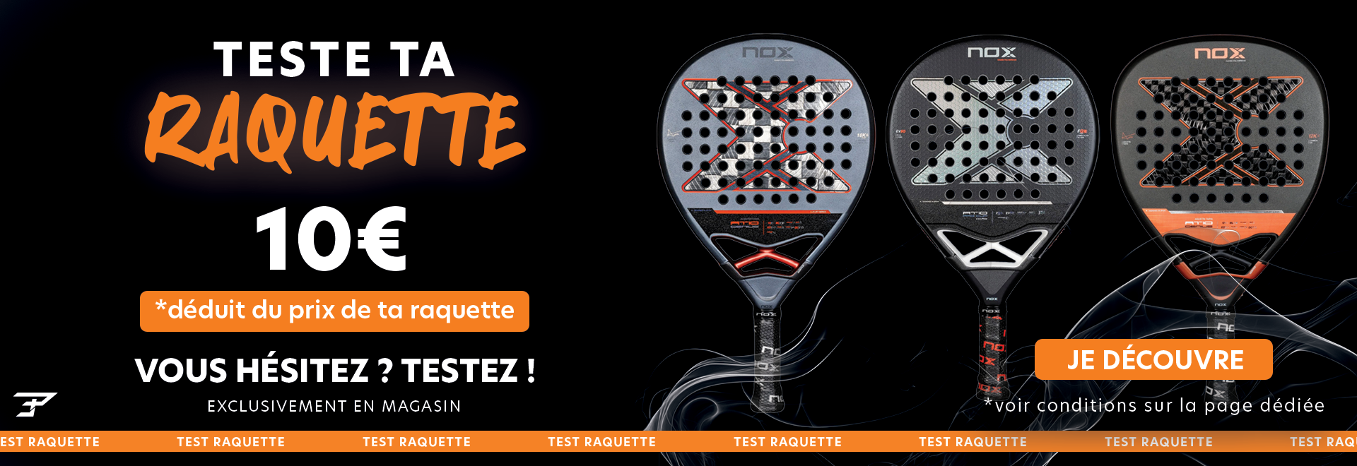 TEST RAQUETTE